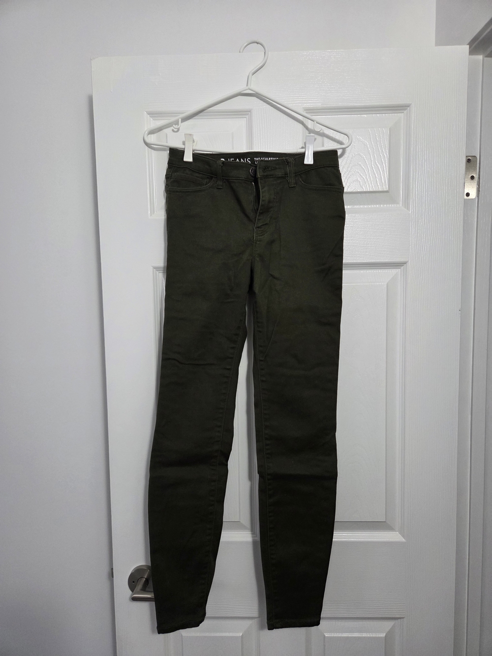Reitmans Olive Green Skinny Jeans
